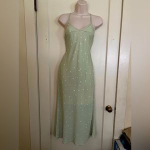 "On Cloud Nine" Green Midi Dress